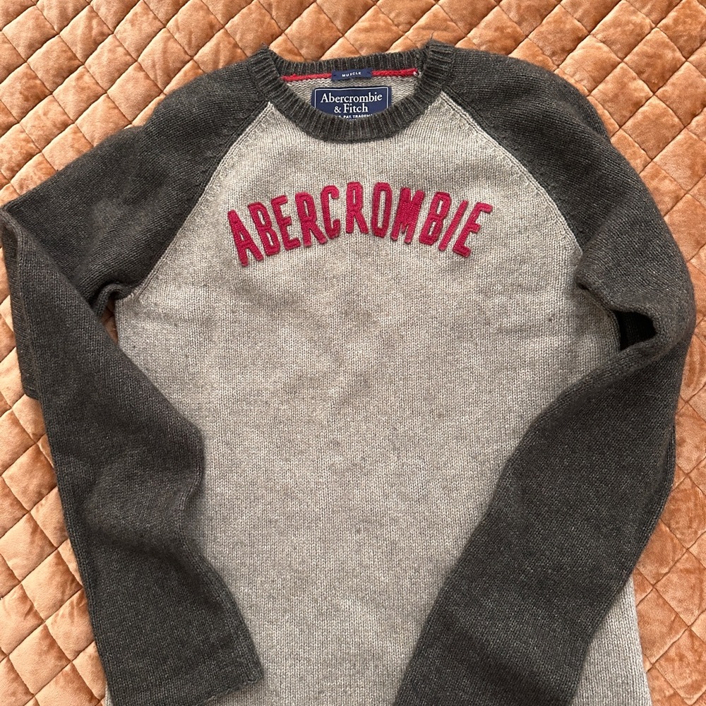Abercrombie & Fitch Wool Crewneck Sweater
